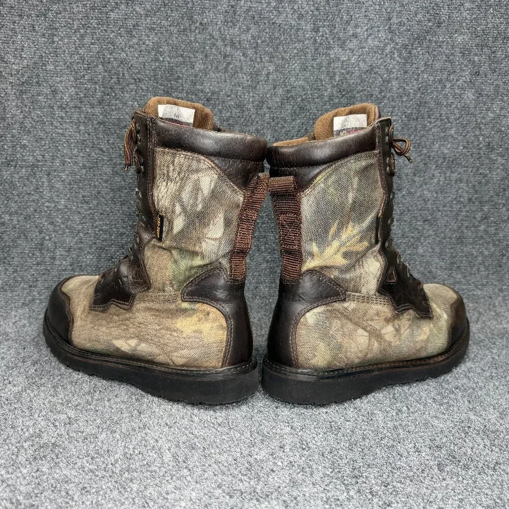 Rocky BearClaw 2 GTX Boots Men 10 Brown Leather Camo Gore-Tex Waterproof Hunting